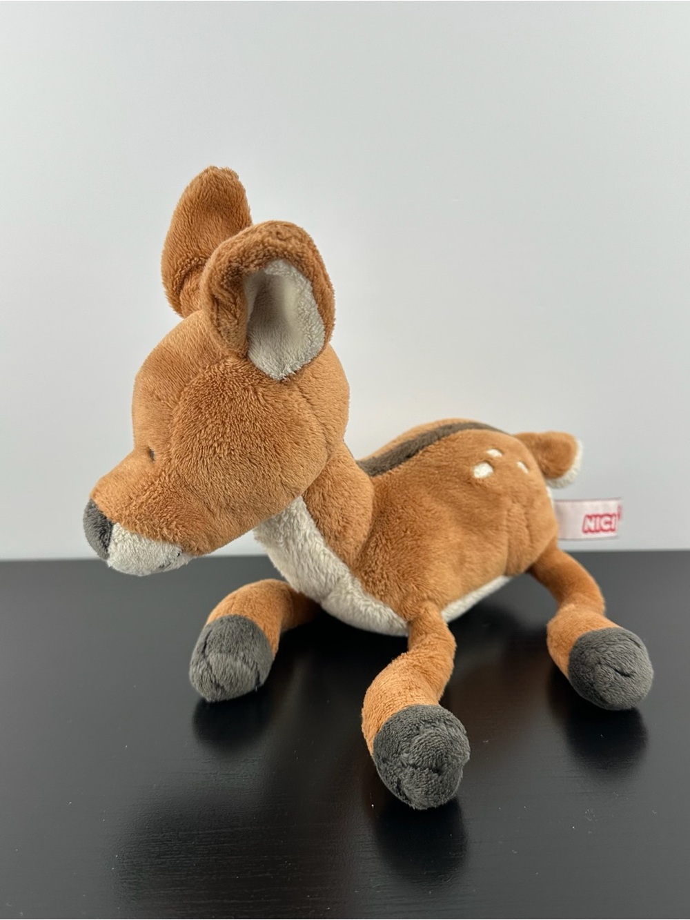 Nici RARE Deer Fawn 10” Brown White Spotted Plush Stuffed Animal